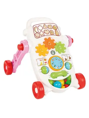 07 539 Happy İlk Adım Arabası Pembe -Pilsan Oyuncak