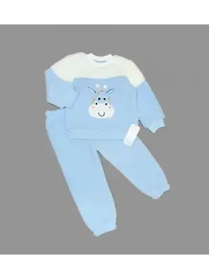 Şirin Zürafa Desenli Çocuk Takımı