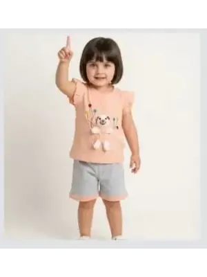 1/3 Yaş Oyuncak Ayıcıklı Çocuk Takımı