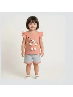 1/3 Yaş Oyuncak Ayıcıklı Çocuk Takımı