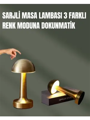 %100 Kademeli Ayarlanabilir Işık – Usb Şarjlı Masa Lambası