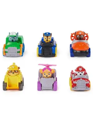 1001781 SUN-SPM-FİGÜR SET PAW PATROL PUP SQUAD RACERS 6LI PAKET
