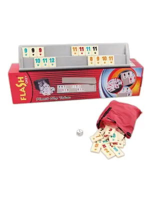 1010129 Flash Plastik Okey Takımı ,Star okey