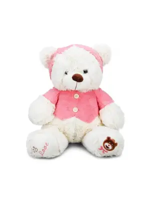 1014 Puffy Friends T Shirtlü Sevimli Peluş Ayı 43 cm