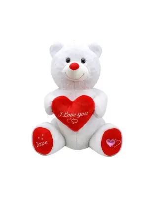 1028B Sevimli Ayı Beyaz 80 cm