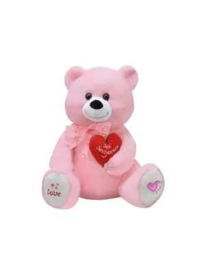 1030P Selay, Yumoş Ayı 50 cm Pembe