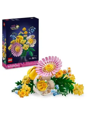 10347 Lego iconic Botanicals Pembe Çiçek Buketi 373 parça +9 yaş