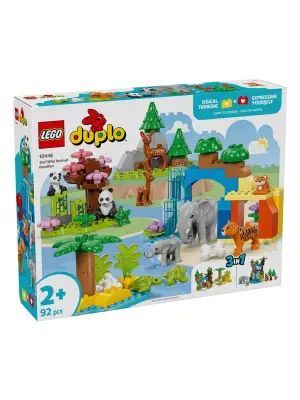 10446 Lego Duplo 3ü1 Arada Vahşi Hayvan Aileleri 92 parça +2aş