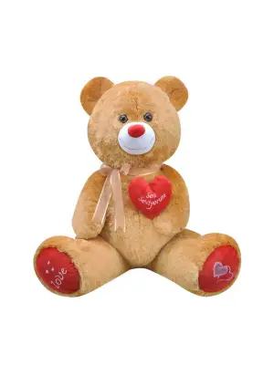 1045K Tıkıl Ayı Kahverengi 65 cm- Selay Oyuncak