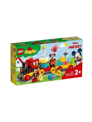 10941 Benorra® Duplo® Mickey ve Minnie Doğum Günü Treni 22 parça +2 yaş