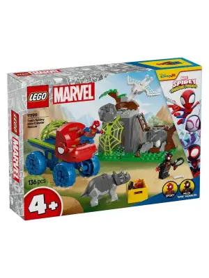 11199 Lego Benorra Spidey-Spidey Ekibi Dinozor Kamyonlu Kurtarma 136 parça +4 yaş