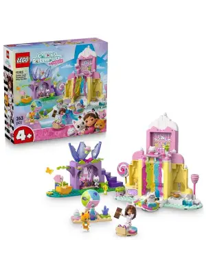 11205 Lego Gabbys Dollhouse Şekerleme Dağı ve Kedi Bahçesi 263 parça +4 yaş
