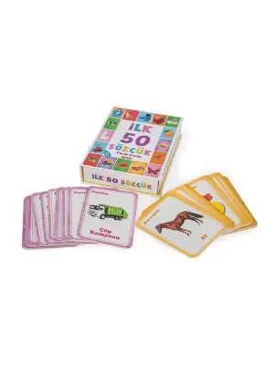 1161  Flash Cards  İlk 50 Sözcük -DıyToy