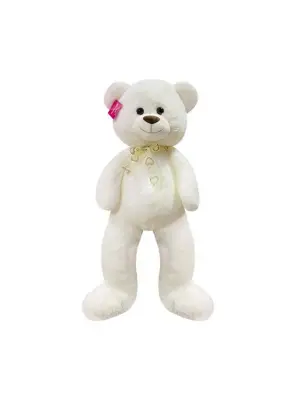 1192B Puffy Salaş Ayı 100 cm Beyaz -Selay