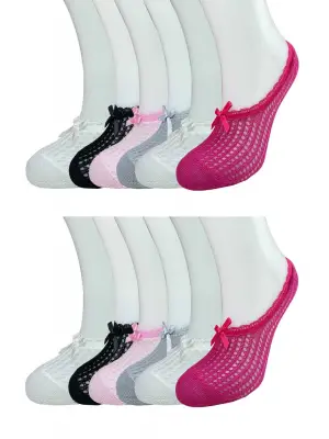 Omarı Fiyonk Detaylı Kadın Babet Çorap Seti