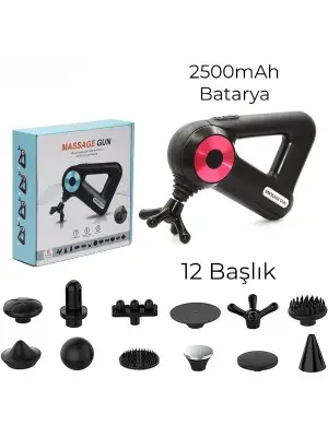 12 Başlıklı Masaj Aleti
