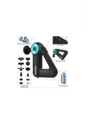 12 Başlıklı Profesyonel Masaj Sı Sporcu Masaj Aleti Seti  6 Hızlı Şarjlı Masaj