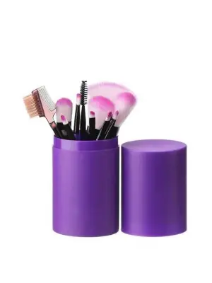 12 Parça Profesyonel Makyaj Seti Yumuşak Kıllı Yüz Ve Göz Makyajına Uygun