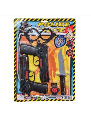 Omarı Interaktif Parça Polis Oyun Seti