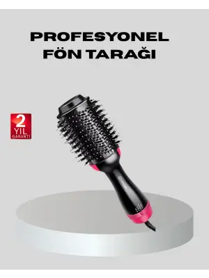 1200w Fön Tarağı – 3 Isı Ayarı, Negatif İyonlu, Hızlı Ve Pürüzsüz Sonuç