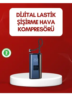 12v Uyumlu Çok İşlevli Akıllı Araç Lastik Pompası