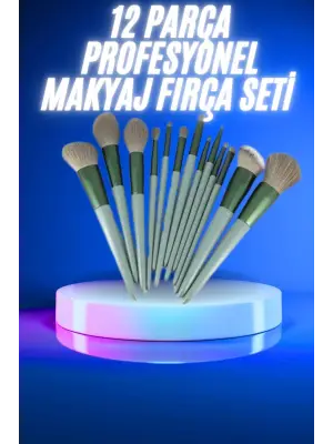 13 Parça Makyaj Fırça Seti Far Kontür Aydnlatıcı Fırçası İz Bırakmaz Hafif Ve Yumuşak