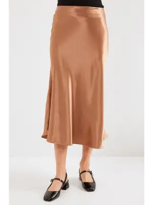 15806 Saten Etek - M. Kahverengi