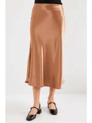 15806 Saten Etek - M. Kahverengi