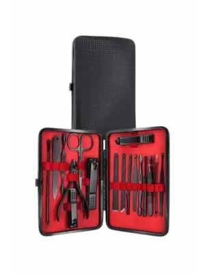 17 Parça Manikür Pedikür Seti El Ayak Bakım Seti Tırnak Makası Törpü