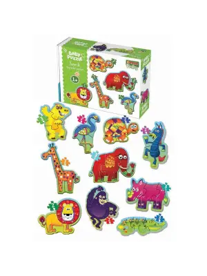 Omarı Doğa Temalı Çocuk Puzzle Oyunu