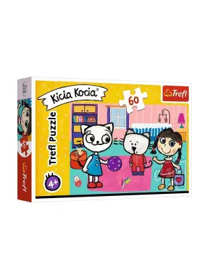 17343 Kicia Kocia Kitty Cat With Friends 60 Parça Puzzle -Trefl Puzzle