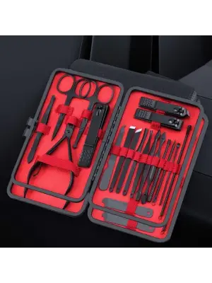 18 Parça Çanta Tipi Manikür Pedikür Tırnak Bakım Seti