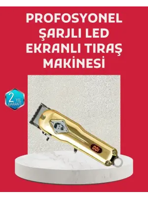 1800 Mah Bataryalı Uzun Kullanım Süreli Şarjlı Tıraş Makinesi