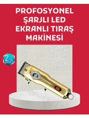 1800 Mah Bataryalı Uzun Kullanım Süreli Şarjlı Tıraş Makinesi