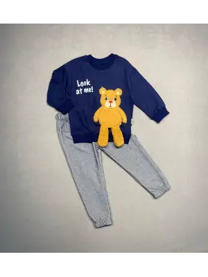 Tarz Sallanan Ayak Desenli Çocuk Takımı