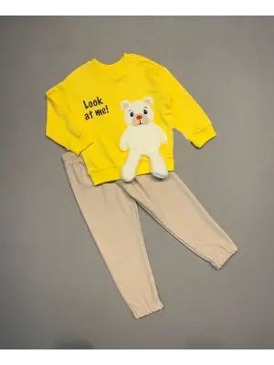 Trend Ayıcık Desenli Çocuk Takımı