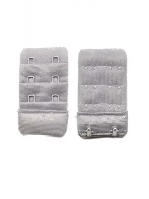 Gri Agraf Sütyen Uzatma Kopçası 2 Adet Kadın Aksesuar