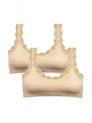 Omarı Bambu Kadın Büstiyer Dantelli Pedli