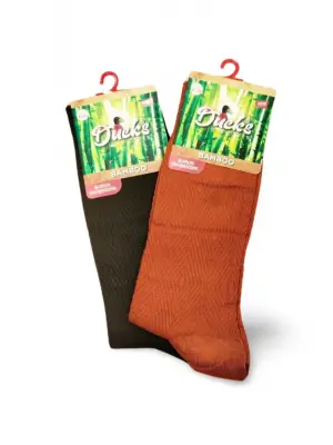 Omarı Yumuşak ve Esnek Bambu Dikişsiz Çorap Çifti