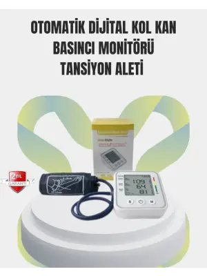 2 Kullanıcı Hafızalı Usb Uyumlu Tansiyon Ölçer