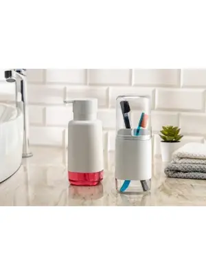 2li Sıvı Sabunluk Ve Diş Fırçalık Seti