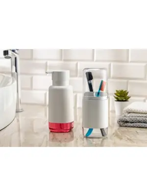 2li Sıvı Sabunluk Ve Diş Fırçalık Seti