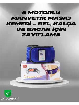 20 Mıknatıslı Gelişmiş Zayıflama Kemeri – Kas Gevşetici Ve Selülit Azaltıcı Etki