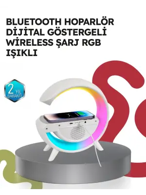 2025 Model 15w Kablosuz Şarjlı Renkli Atmosfer Lambası