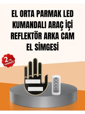 2025 Yeni Seri Led El Şekilli Park Uyarı Ve Güvenlik Cihazı Orijinal