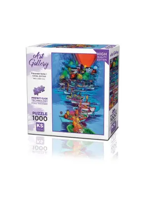 20687 Fishermen Series I  1000 Parça Puzzle  -KSPuzzle