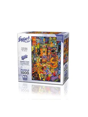 20739 PUZZLE 1000 ON THE ROAD
