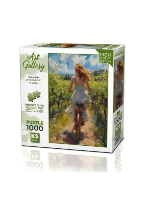 20789 PUZZLE 1000 GİRL ON BİKE