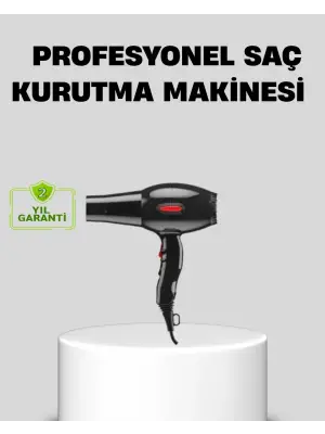 2200 Watt Profesyonel Saç Kurutma Makinesi Ac Motorlu Yüksek Performanslı