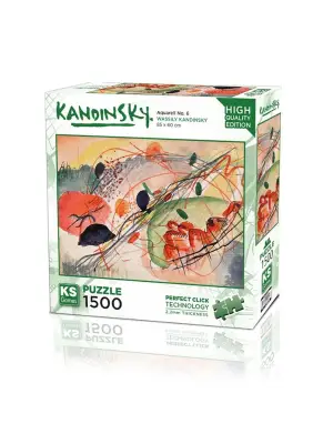 22031 Aquarell No:6 1500 Parça Puzzle -KS